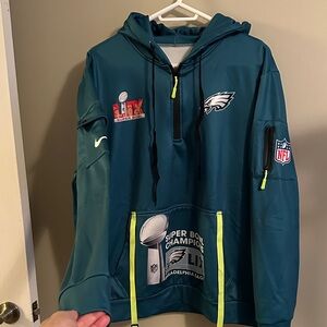 Nike Teal Super Bowl Champion Hoodie